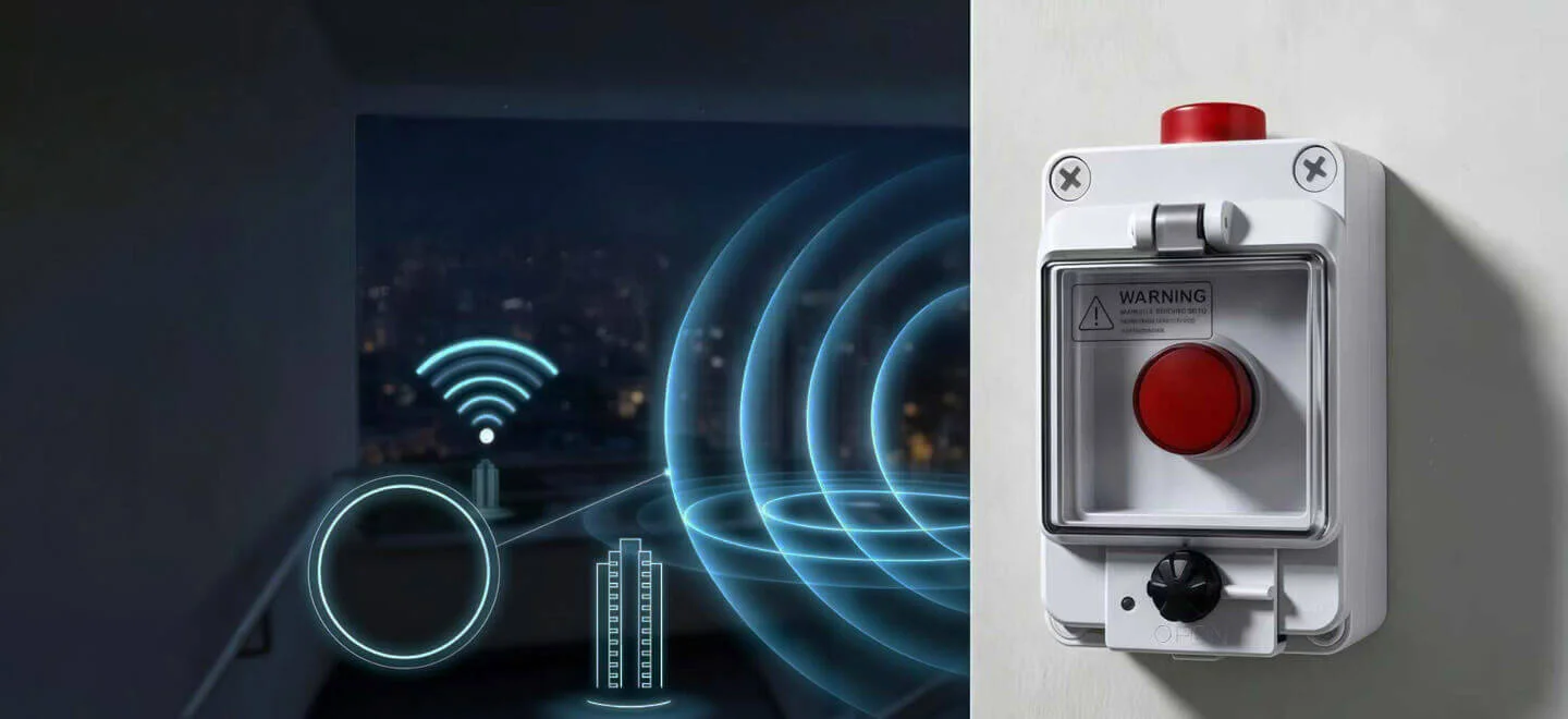 Wireless alarm deployment across building areas