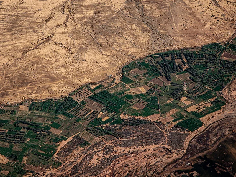 Representative farmland irrigation operation
