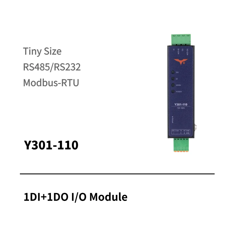 Y301-020 2DO I/O module with SPDT relays for industrial automation