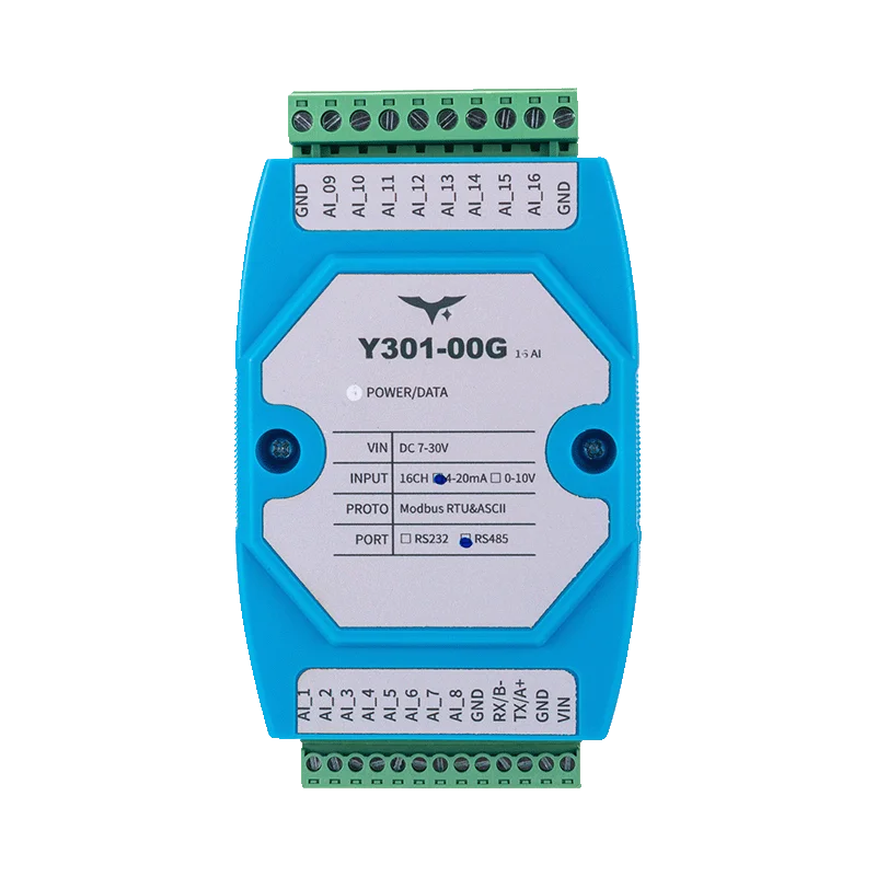 Y301-006 6-channel analog input module for IoT data acquisition